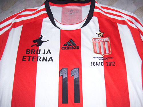 Estudiantes De La Plata Pincha Adidas 2012 #11 Bruja Eterna (Usado)