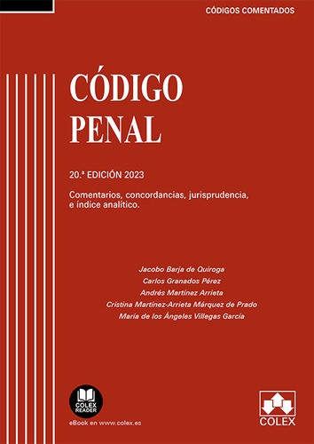 Libro Codigo Penal - Codigo Comentado - Aa.vv.