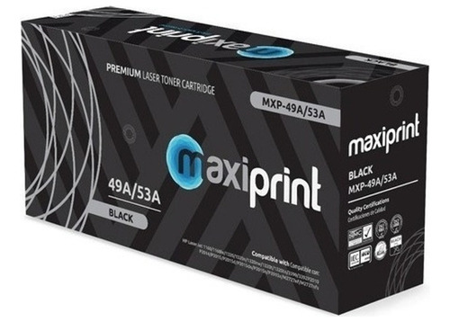 Toner Mxp-q5949a/mxp-q7553a Negro Marca Maxiprint