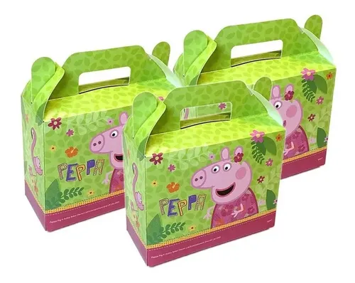 Pack 6 Uds Cajas Para Dulces / Cotillón / Motivo Peppa Pig | Cuotas sin ...