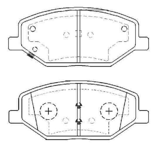 Pastilla De Freno Chevrolet ---spin 1.8 Lt - Ltz 2016/ Delan