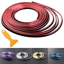 Comprar Moldura A Presión Roja Brillante Tuning  + Espatula Fix 5mt