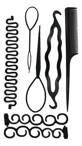 Juego De Herramientas Para Trenzado K Hair, 7 Piezas, Peine