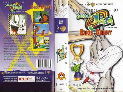 Las Estrellas De Space Jam Vhs Bugs Bunny