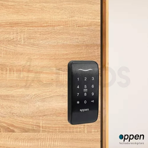 Fechadura Elétrica Digital Oppen Pilha Aaaa Para Pequenas Portas Uso Interno E Externo