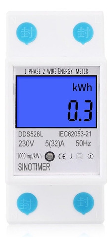 Página De Inicio Lcd Digital Consumo De Energía Medidor Kwh