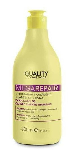 Shampoo Para Cabelos Quimicamente Tratados Mega Repair 300ml