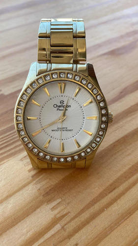 Relógio Champion Feminino Dourado Cn28722