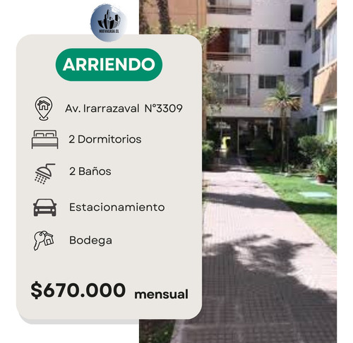 Hermoso Y Amplio Dpto En Nuñoa Para Arriendo 