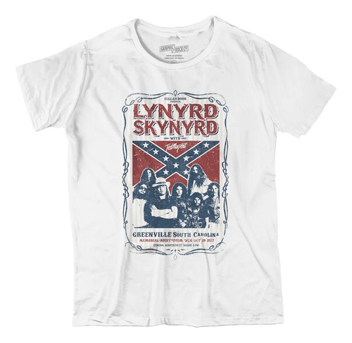 Camiseta - Lynyrd Skynyrd - Banda Rock