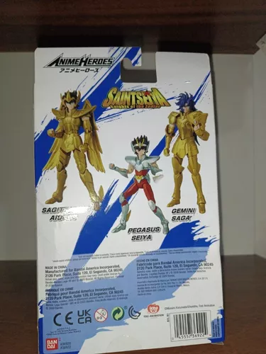 Boneco Anime Heroes Saint Seiya Saga De Gêmeos Bandai