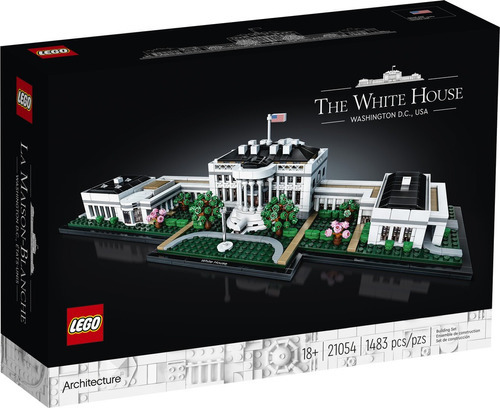 Lego Architecture: La Casa Blanca De 1483 Piezas (21054)