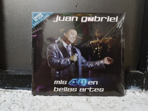 Juan Gabriel Mis 40 En Bellas Artes 2cd 1dvd Original Nuevo