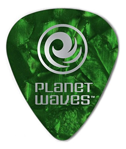 Selecciones De Guitarra De Celuloide De Perlas Verdes Planet