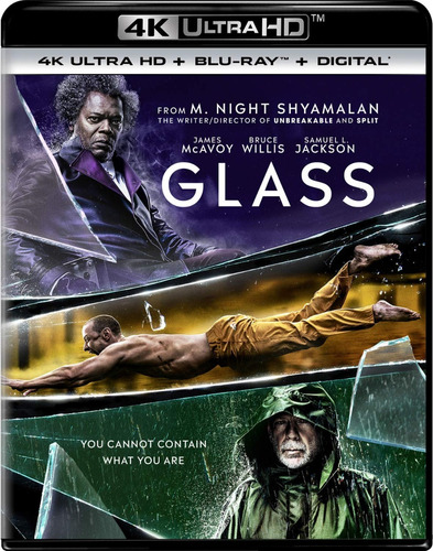 Blu Ray 4k Ultra Hd Glass Night Shyamalan