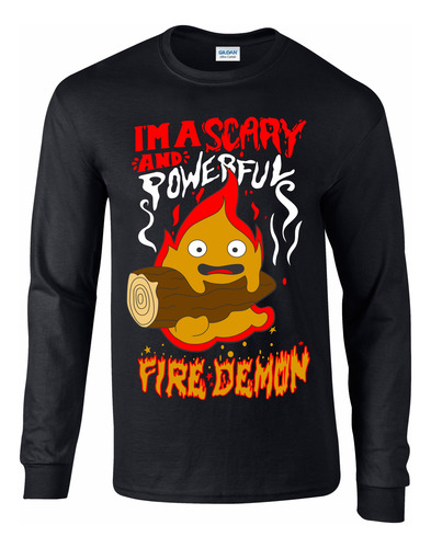 Playera Calcifer, Peso Completo 100% Algodón Ml