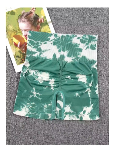 Short Deportivo Push Up Tie Dye Push Licra Alta Calidad
