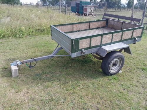 Carro Trailer Con Baranda Rebatible