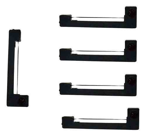 5 Fitas Impressora Erc09 Erc22 Erc09/22 Hx20/40 Preta Tinta Preto