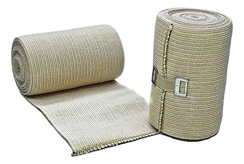 Venda Flebologica Elástica Varices Pierna 10 Cm X 5 Mts Beige