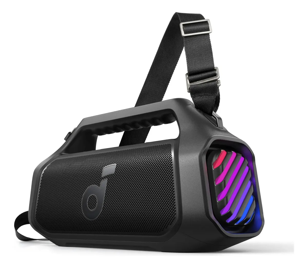 Bocina Anker Soundcore Boom 2 Plus Portátil Bluetooth, Inalámbrico, Bajos potentes de 140W, Tecnología Bassup, 20 Horas De Reproducción, Impermeable IPX7, Flotante, PartyCast 2.0, Carga Rápida, Negro