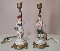 Comprar Veladores Con Figuras De Ceramica Antiguos C Detalles