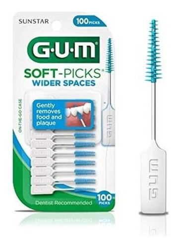Gum Soft Picks Paletas Dentales De Espacios Más Amplios,