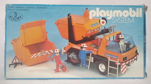 Playmobil 3471 Camion Contenedor Vintage Rtrmx Pm