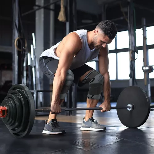 rodilleras para gym levantamiento d pesas gimnasio halterofilia soporte  pression