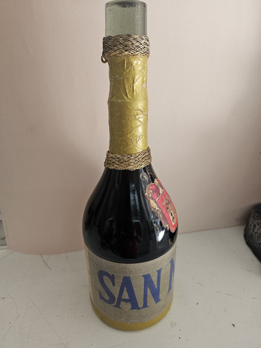 Botella Antigua De Brandy San Marcos (Usado)