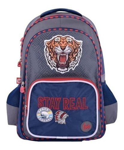 Mochila Tigre. Footy Original. Con Led Recargable. 46cm Mpuy