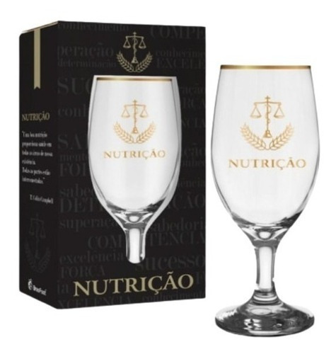 Taça Windsor 330ml Curso Formatura - Nutrição