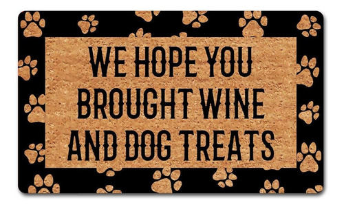 Felpudo Bienvenida Diseño Hello Door Mats We Hope You Wine X