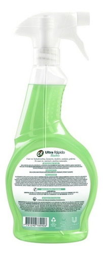 Limpiador Líquido Gatillo Cif Baño Biodegradable 500 Ml