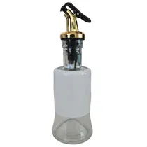 Comprar Aceitera Vinagrera Especiero De Vidrio Con Pico Vertedor