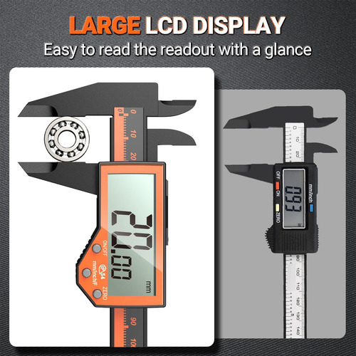 Calibre Digital Preciva 6 Pulgadas Pantalla Lcd Alta Precisi