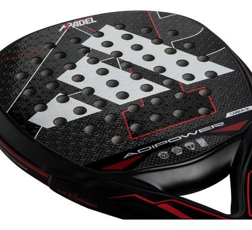 Paleta Pala De Padel Adidas Adipower A1 Negro
