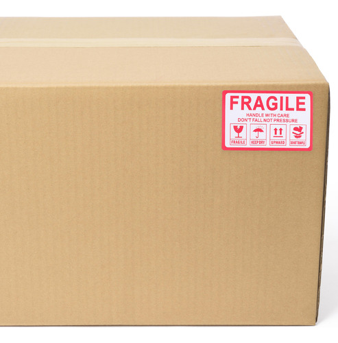 1000 Etiquetas De Envío Frágiles, Pegatinas Para El Cuidado