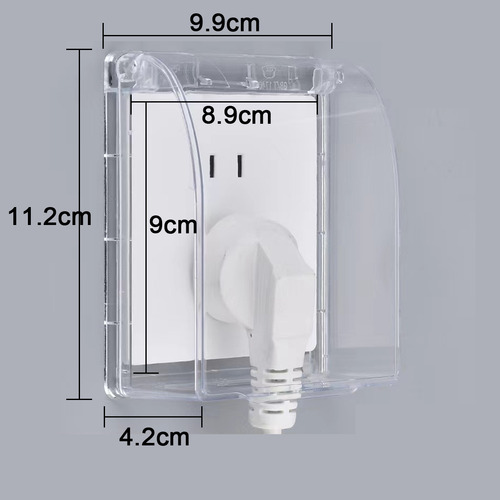 Protector De Enchufe Para Interruptor De Lluvia Para Exterio