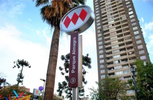 Metro Parque Almagro Arriendo Departamento 1d, 1b