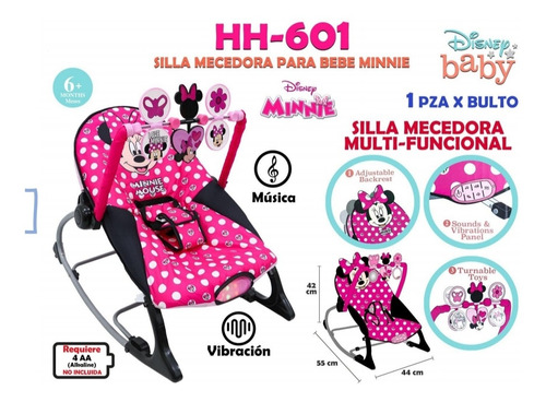 Imagen 2 de 2 de Silla Mecedora Para Bebé
