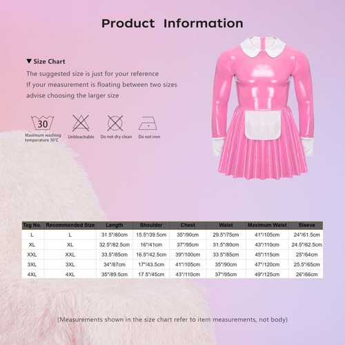Body De Látex Para Hombre, Traje De Rol Para Sirvienta, Fran