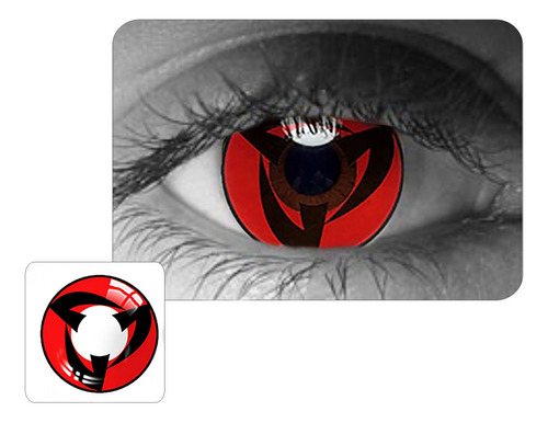 ¡   Lentes De Contacto Anime Crazy Manga Sharingan   !!