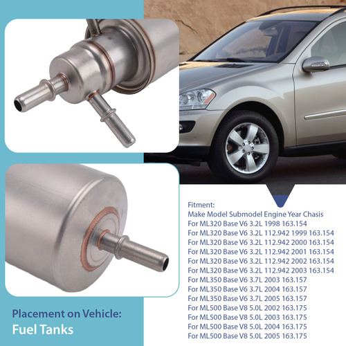 Filtro De Combustible Para M-klasse W163 Ml320 Ml350 Ml50
