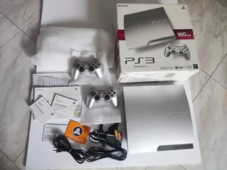 Sony Playstation Ps3 Slim + 2 Control + Caja Todo Original