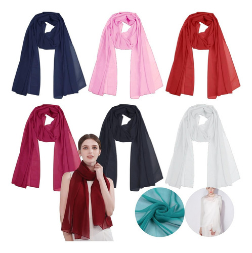 Bufanda Pashmina Ruana Chalina Mujer Cashmere Otoño Invierno Color Negro Diseño De La Tela Liso Talle Único