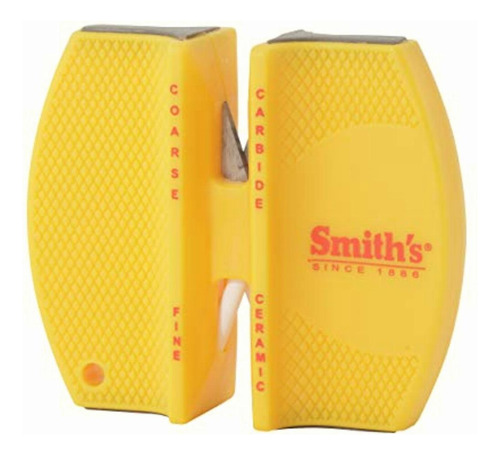Smith's Ccks Afilador De Cuchillos De 2 Pasos Color Amarillo