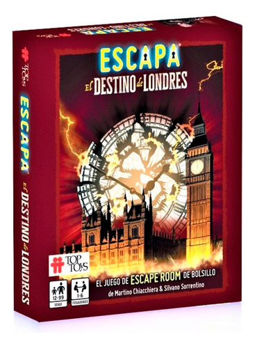 Juego De Cartas Escapa Destino Londres Top Toys 2300