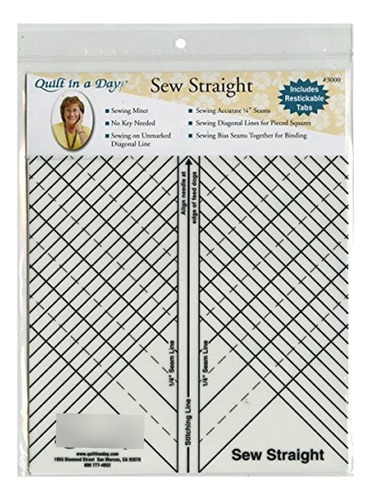Quilt In A Day Sew Straight Plantillas Para Coser