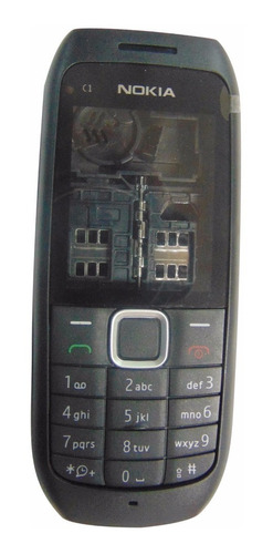 Carcasa Completa Para Nokia C1 00 Teclado Mica Tapa